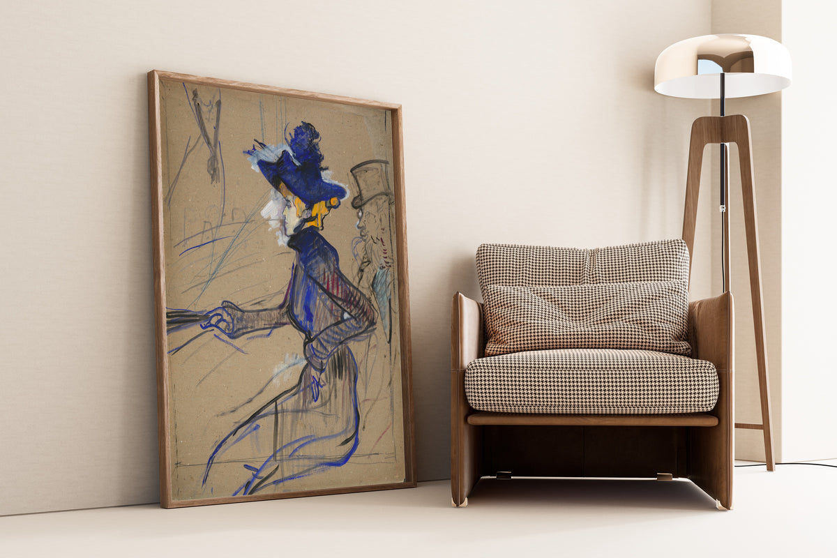 Henri de Toulouse-Lautrec — Jane Avril au Divan Japonais | Fine Art Print