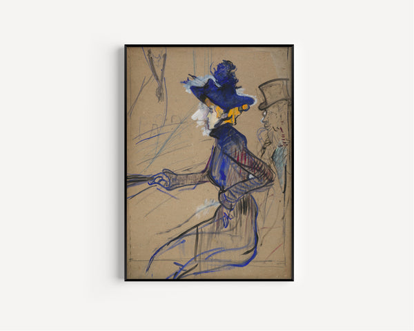 Henri de Toulouse-Lautrec — Jane Avril au Divan Japonais | Fine Art Print