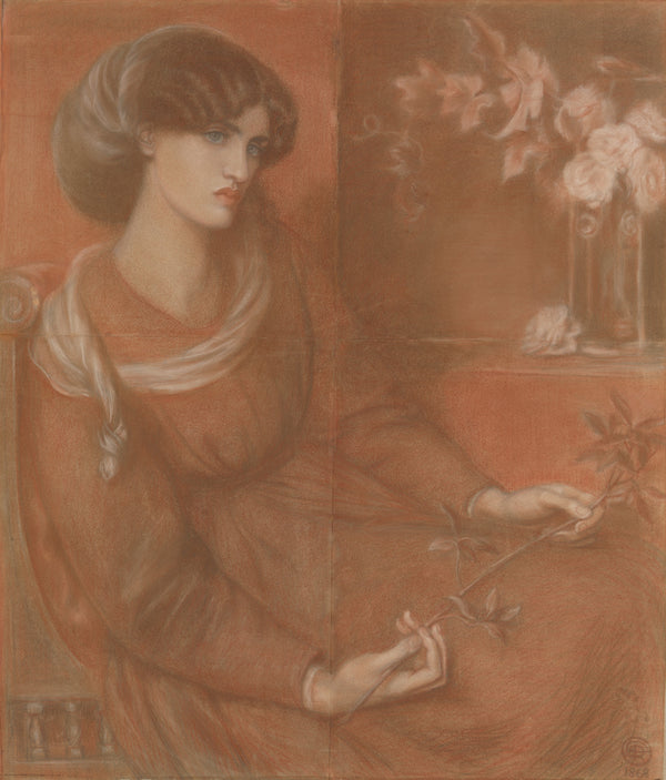 Dante Gabriel Rossetti — Jane Morris: Study for Mariana | Pre-Raphaelite Art Print