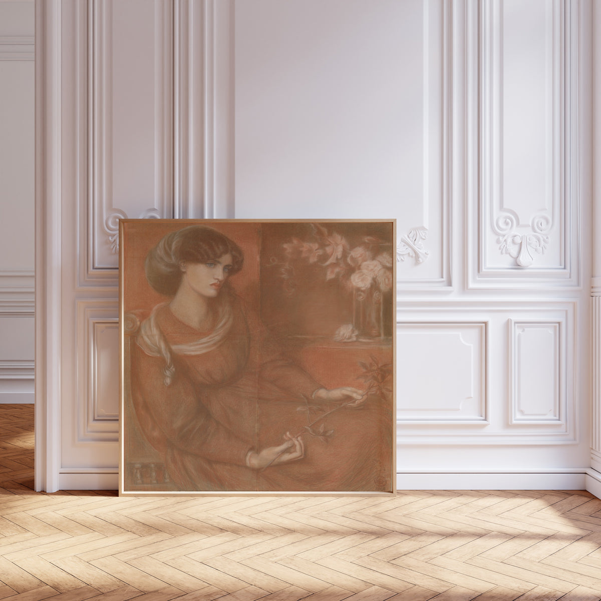Dante Gabriel Rossetti — Jane Morris: Study for Mariana | Pre-Raphaelite Art Print