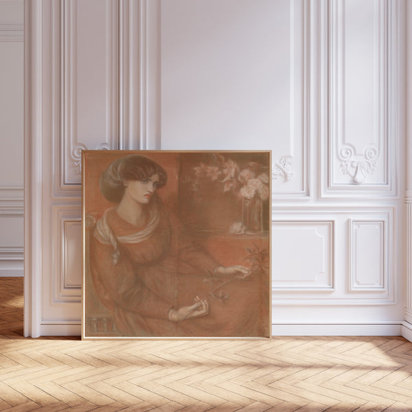 Dante Gabriel Rossetti — Jane Morris: Study for Mariana | Pre-Raphaelite Art Print