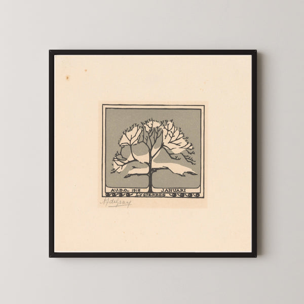 Julie de Graag — January | Woodcut Print