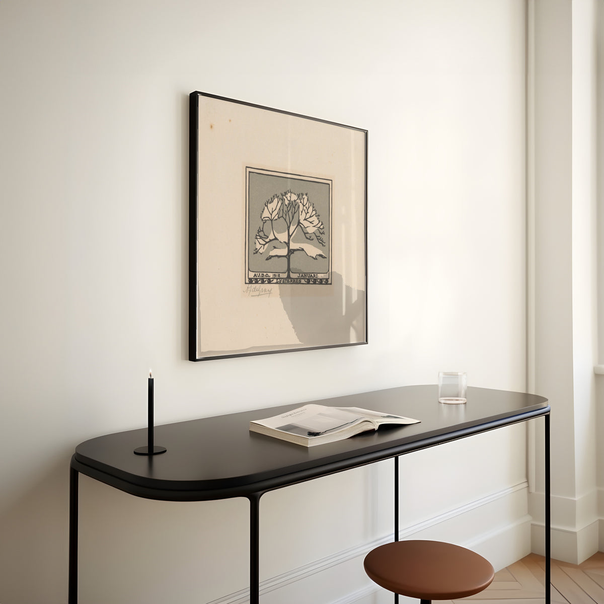 Julie de Graag — January | Woodcut Print