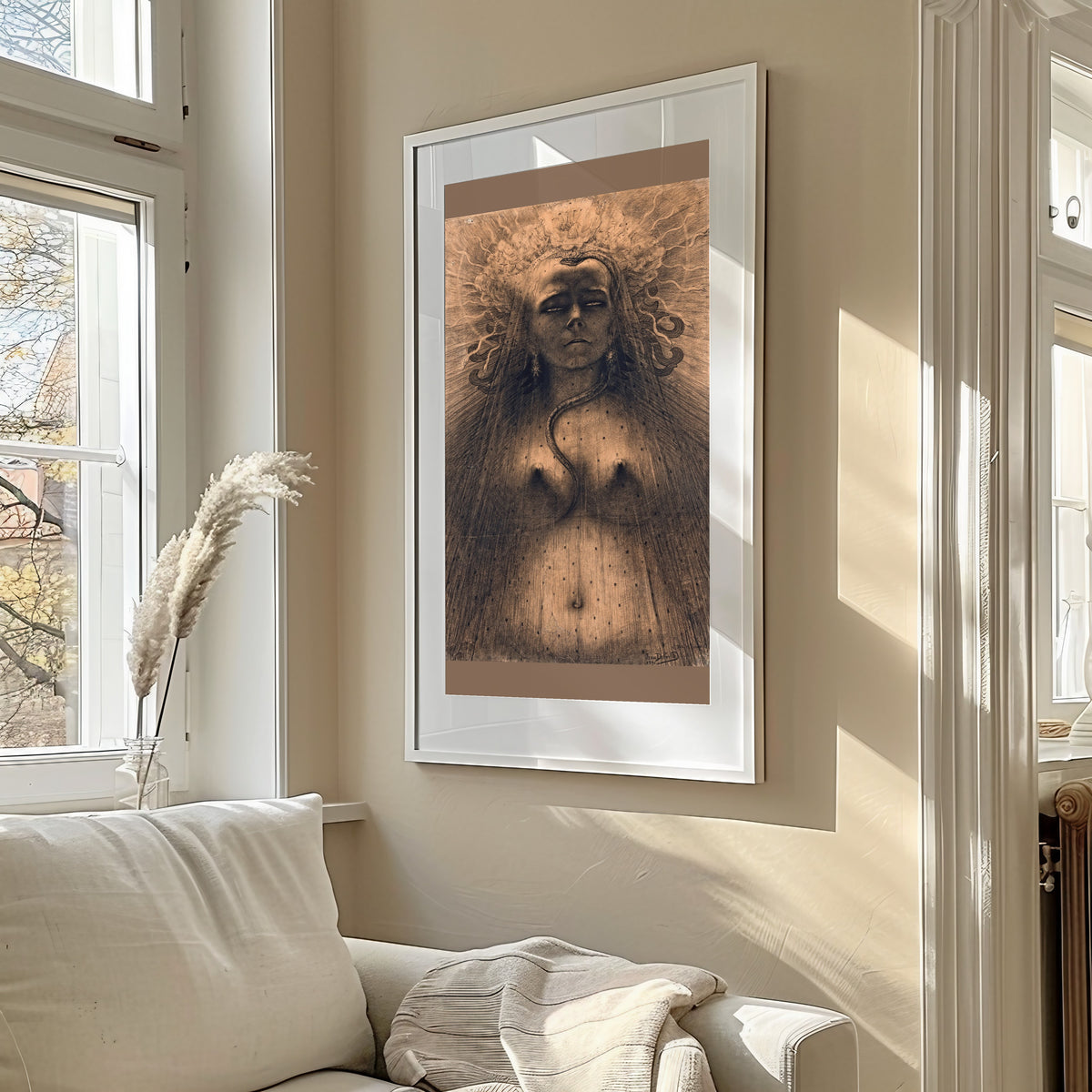 Jean Delville — The Idol of Perversity | Symbolist Art Print