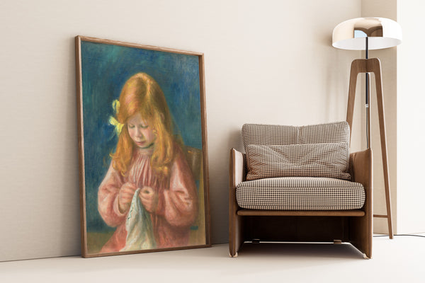 Pierre-Auguste Renoir — Jean Renoir Sewing | Fine Art Print