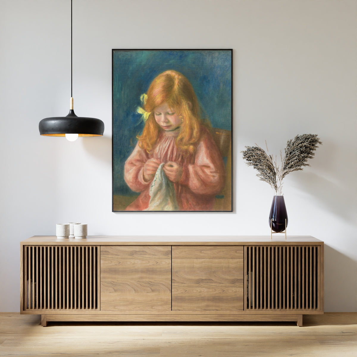Pierre-Auguste Renoir — Jean Renoir Sewing | Fine Art Print