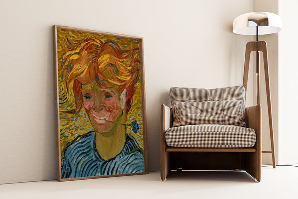 Vincent van Gogh — Young Man with Cornflower | Fine Art Print