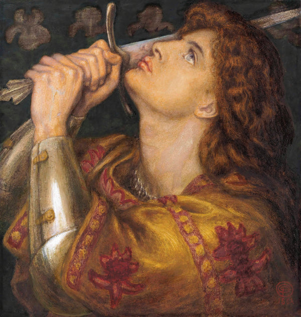 Dante Gabriel Rossetti — Joan of Arc | Pre-Raphaelite Art Print