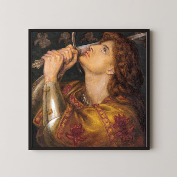 Dante Gabriel Rossetti — Joan of Arc | Pre-Raphaelite Art Print