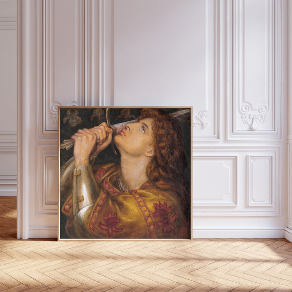 Dante Gabriel Rossetti — Joan of Arc | Pre-Raphaelite Art Print