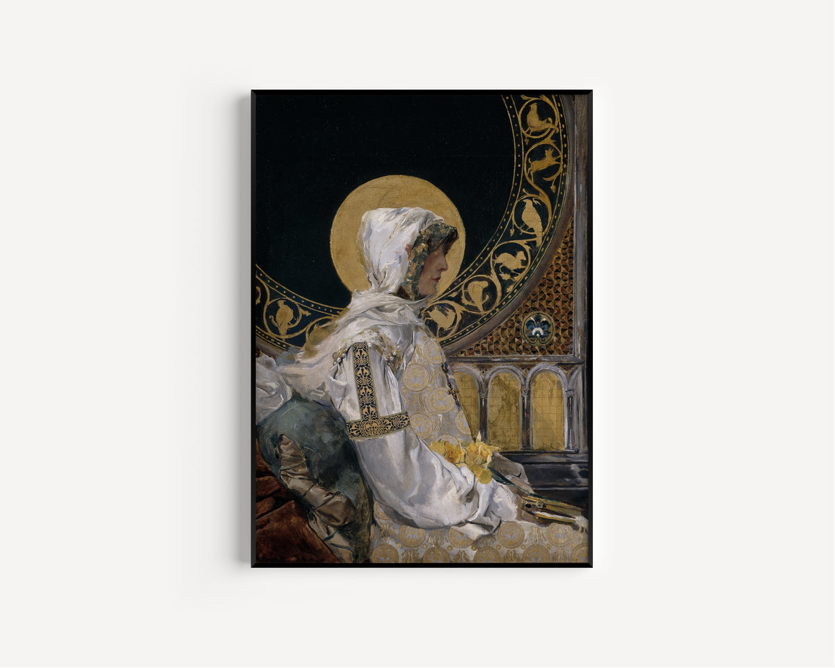 Joaquín Sorolla — Saint in Prayer (Santa en oración) | Fine Art Print