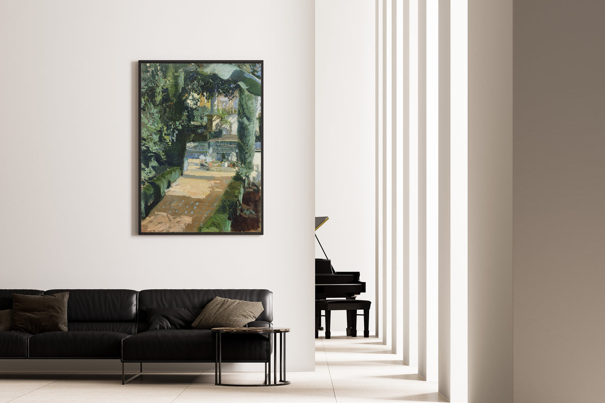 Joaquín Sorolla — Court of the Dances, Alcázar of Seville | Fine Art Print