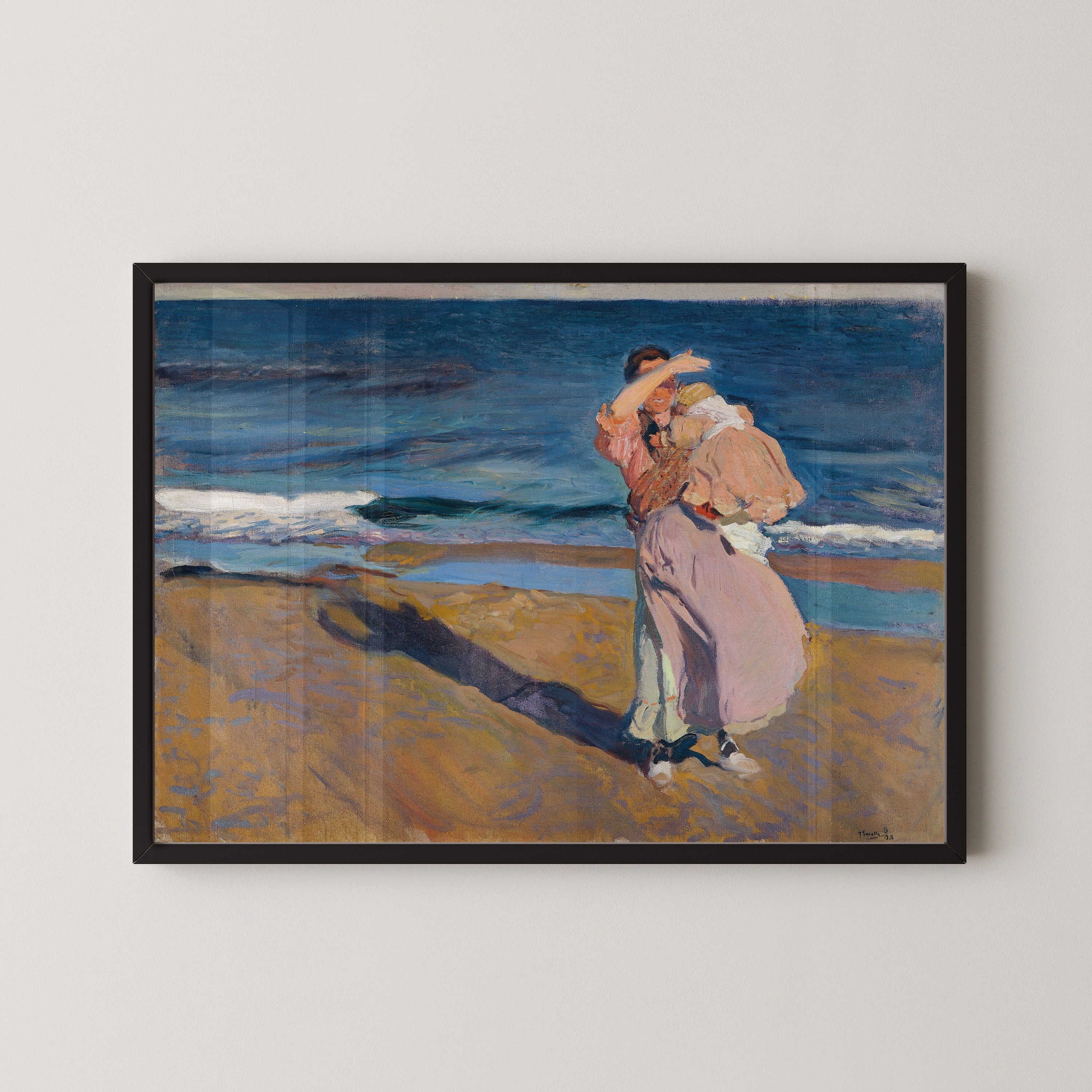Joaquín Sorolla — Fisherwoman with her Son | Fine Art Print