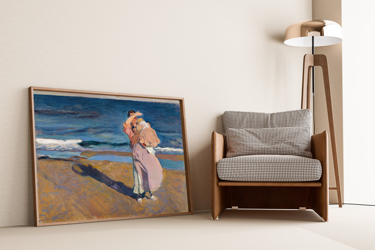 Joaquín Sorolla — Fisherwoman with her Son | Fine Art Print