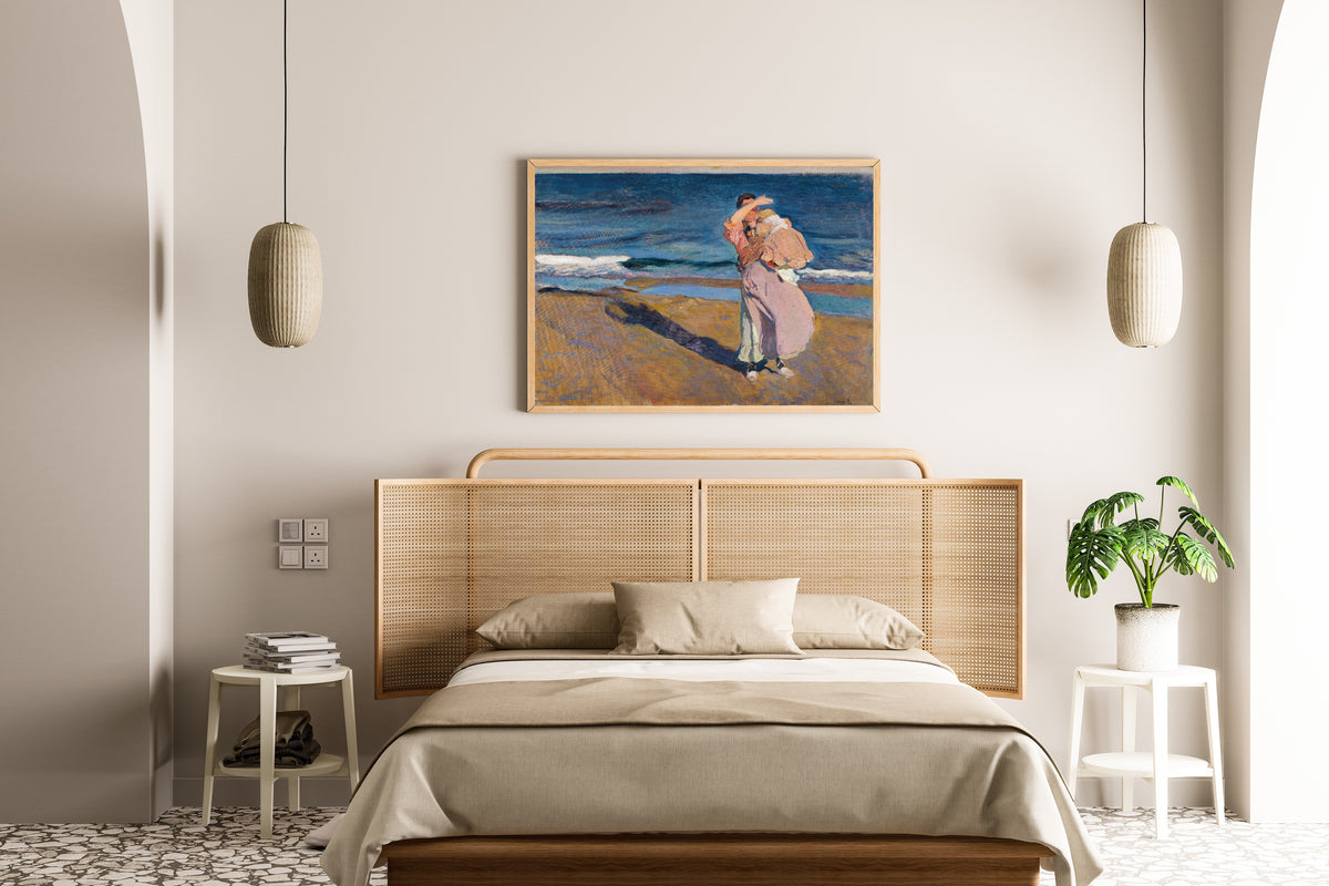 Joaquín Sorolla — Fisherwoman with her Son | Fine Art Print