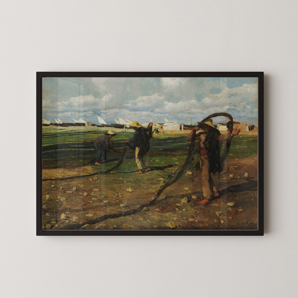 Joaquín Sorolla — Fishermen with their Nets | Fine Art Print