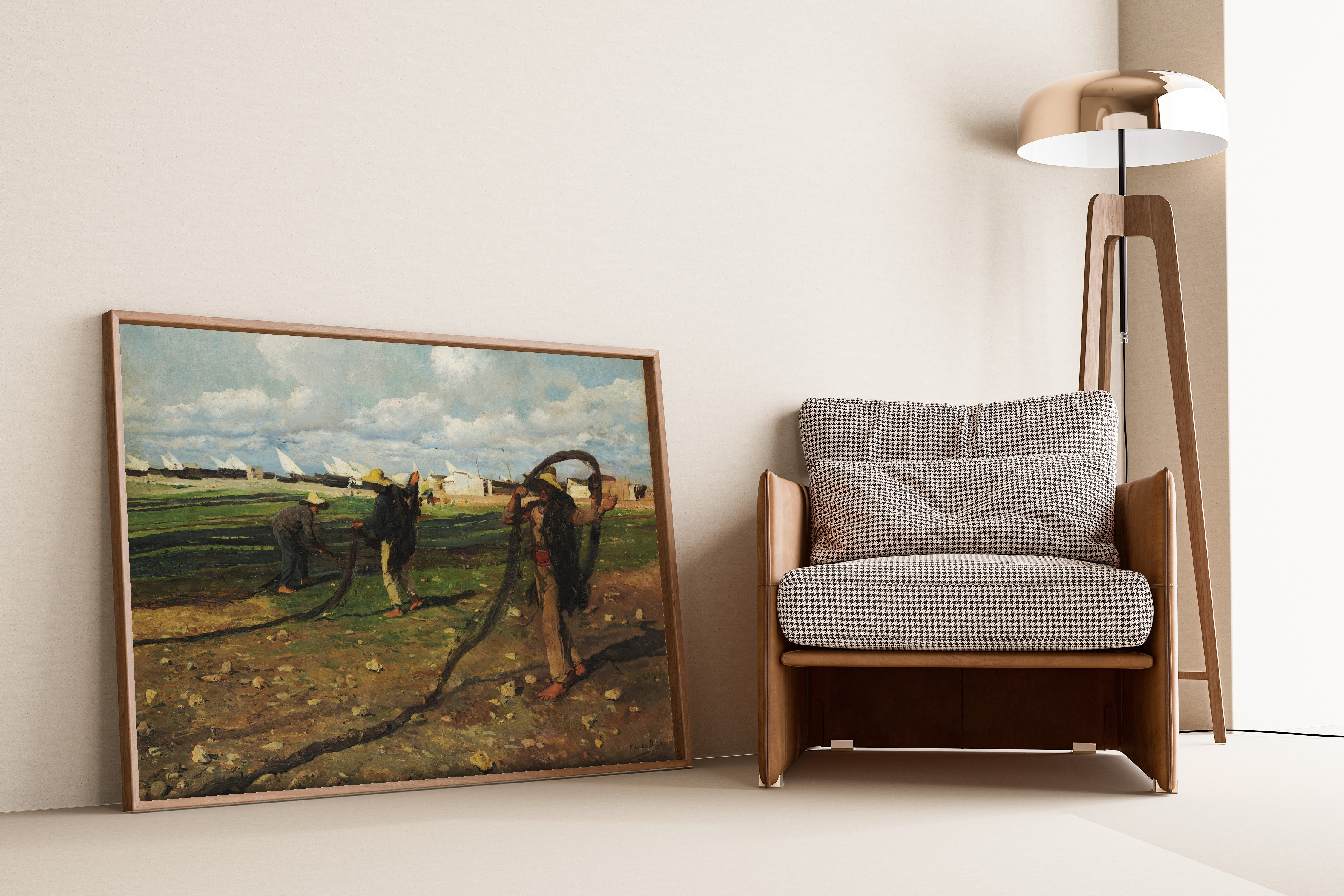Joaquín Sorolla — Fishermen with their Nets | Fine Art Print