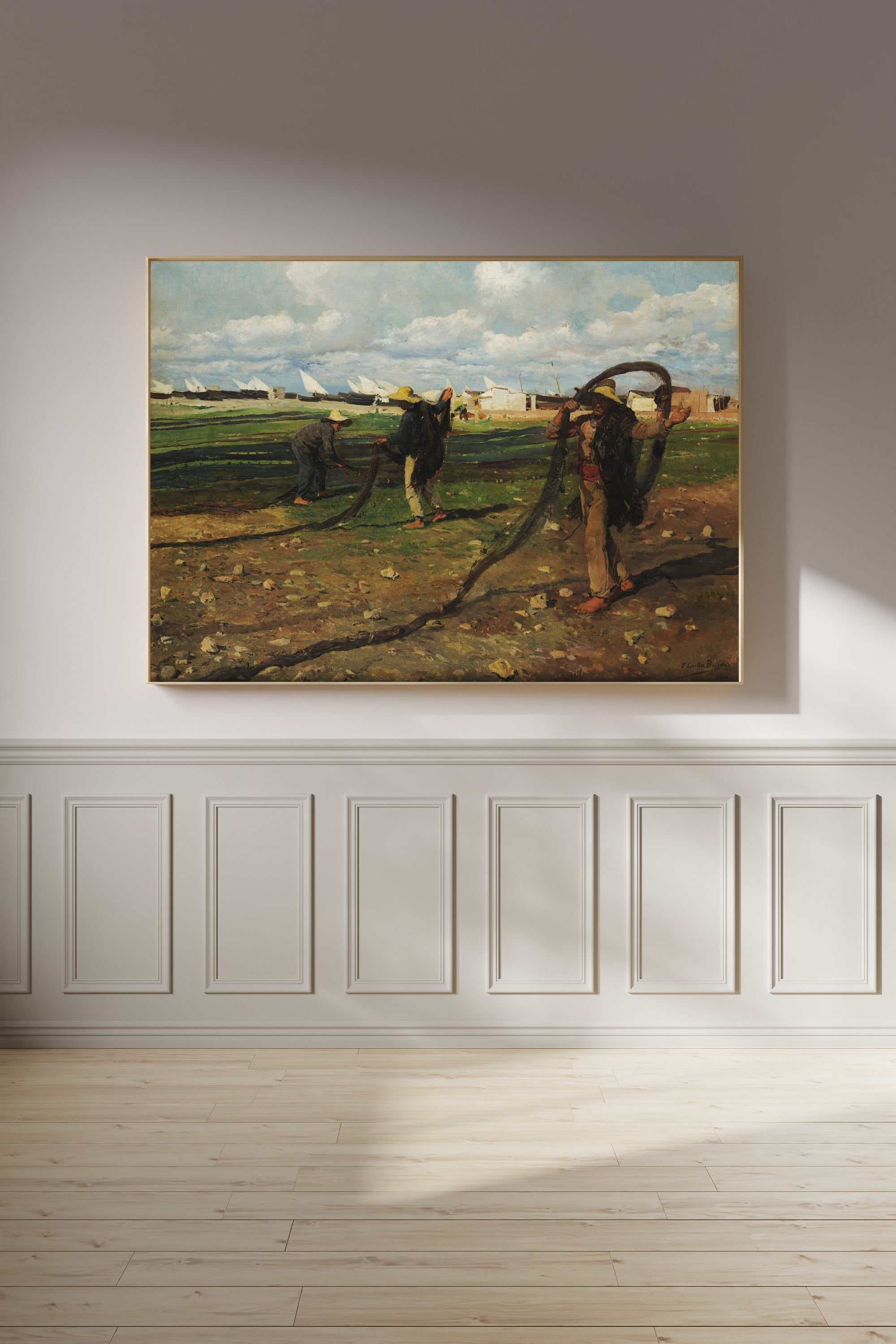 Joaquín Sorolla — Fishermen with their Nets | Fine Art Print