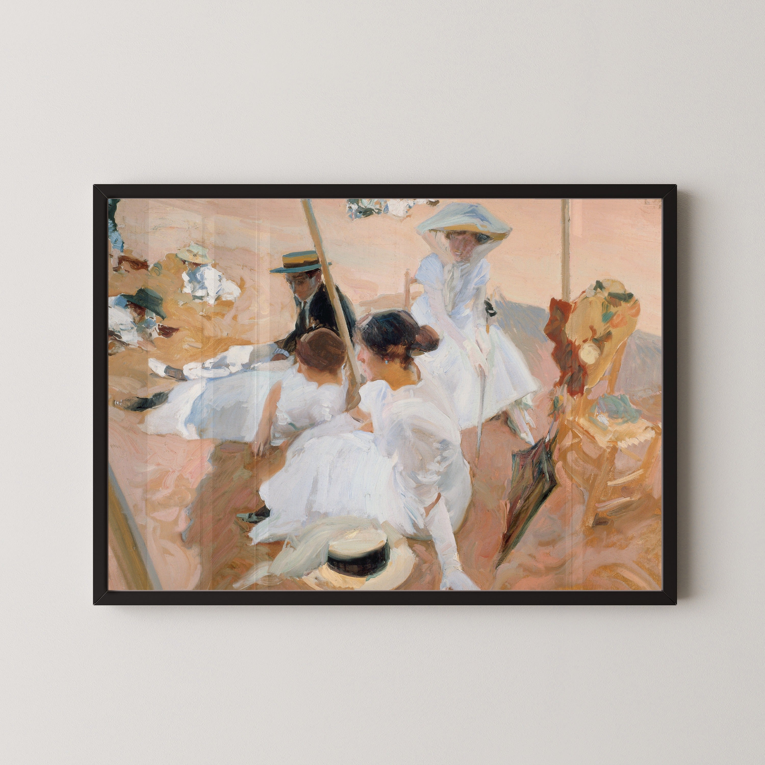 Joaquín Sorolla — Under the Awning, Zarauz | Fine Art Print