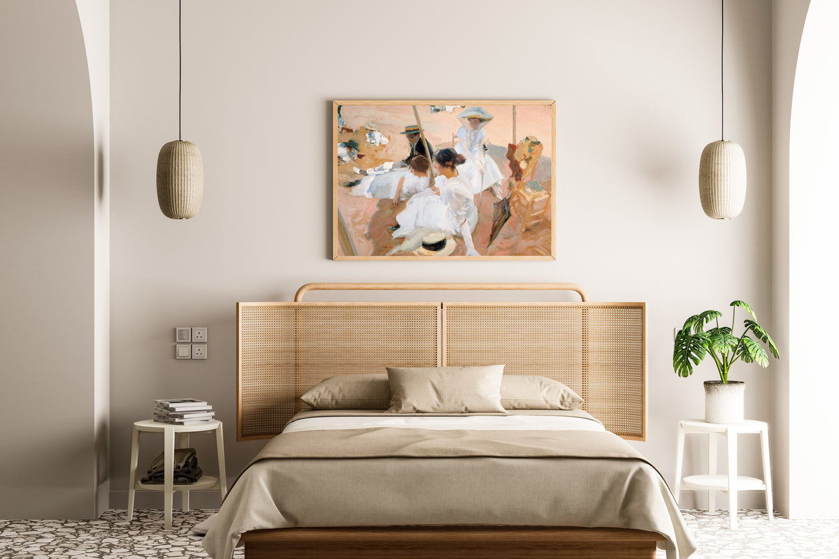 Joaquín Sorolla — Under the Awning, Zarauz | Fine Art Print