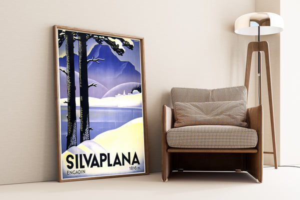 Johannes Handschin — Silvaplana Engadin | Vintage Poster Print