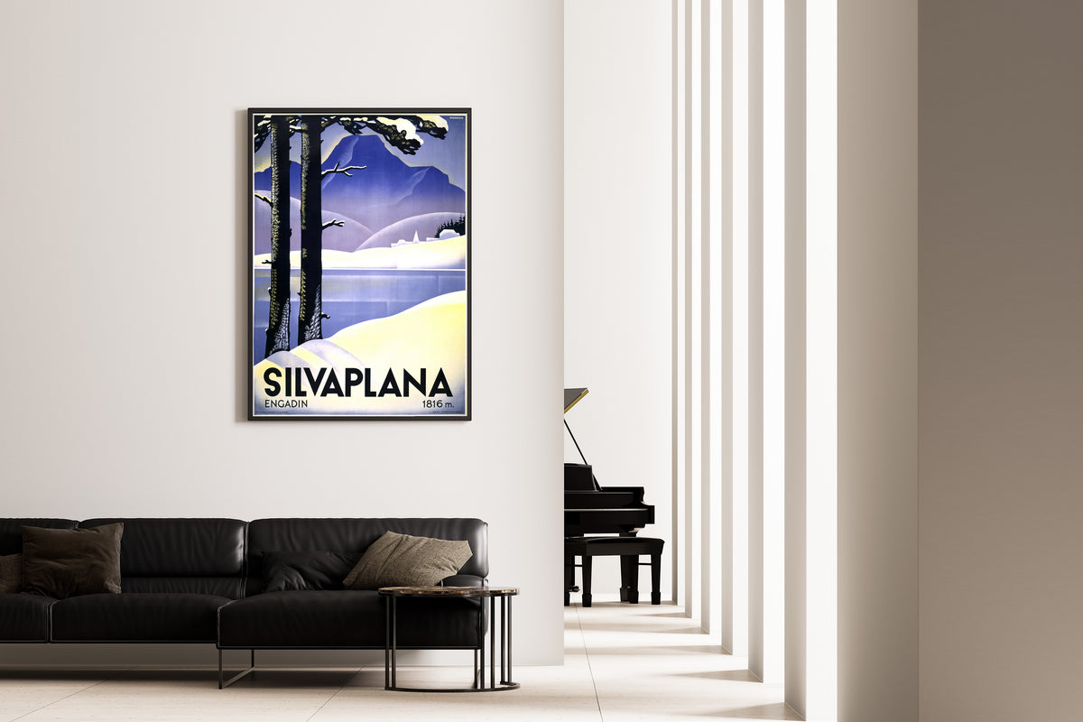 Johannes Handschin — Silvaplana Engadin | Vintage Poster Print