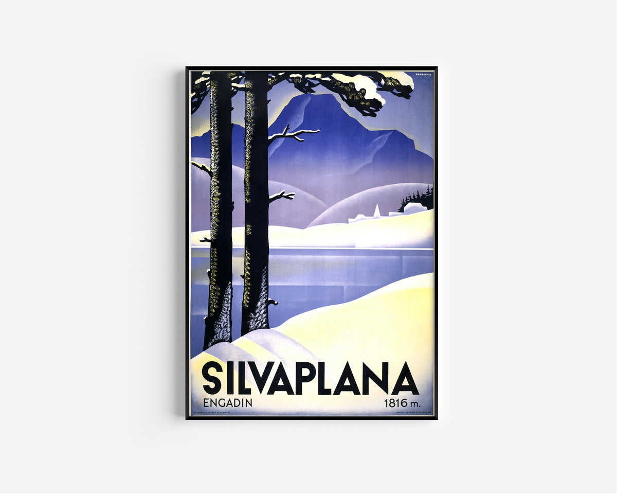 Johannes Handschin — Silvaplana Engadin | Vintage Poster Print