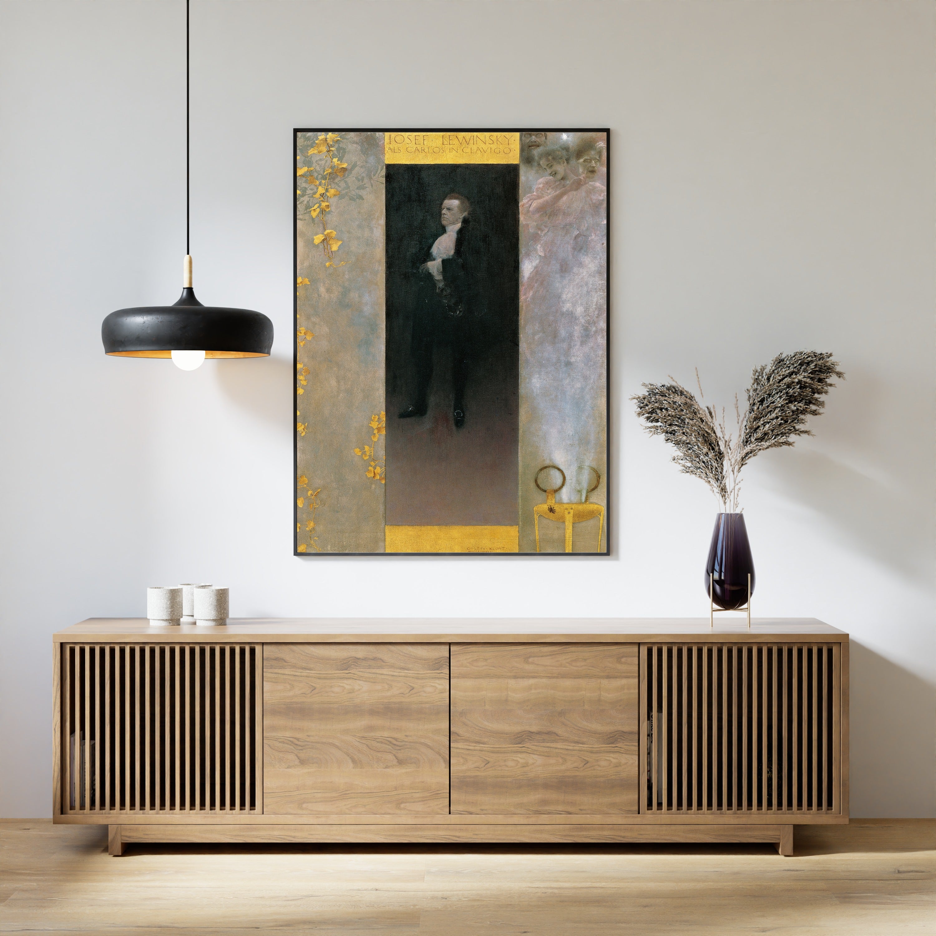 Gustav Klimt — Josef Lewinsky as Carlos in Clavigo | Fine Art Print