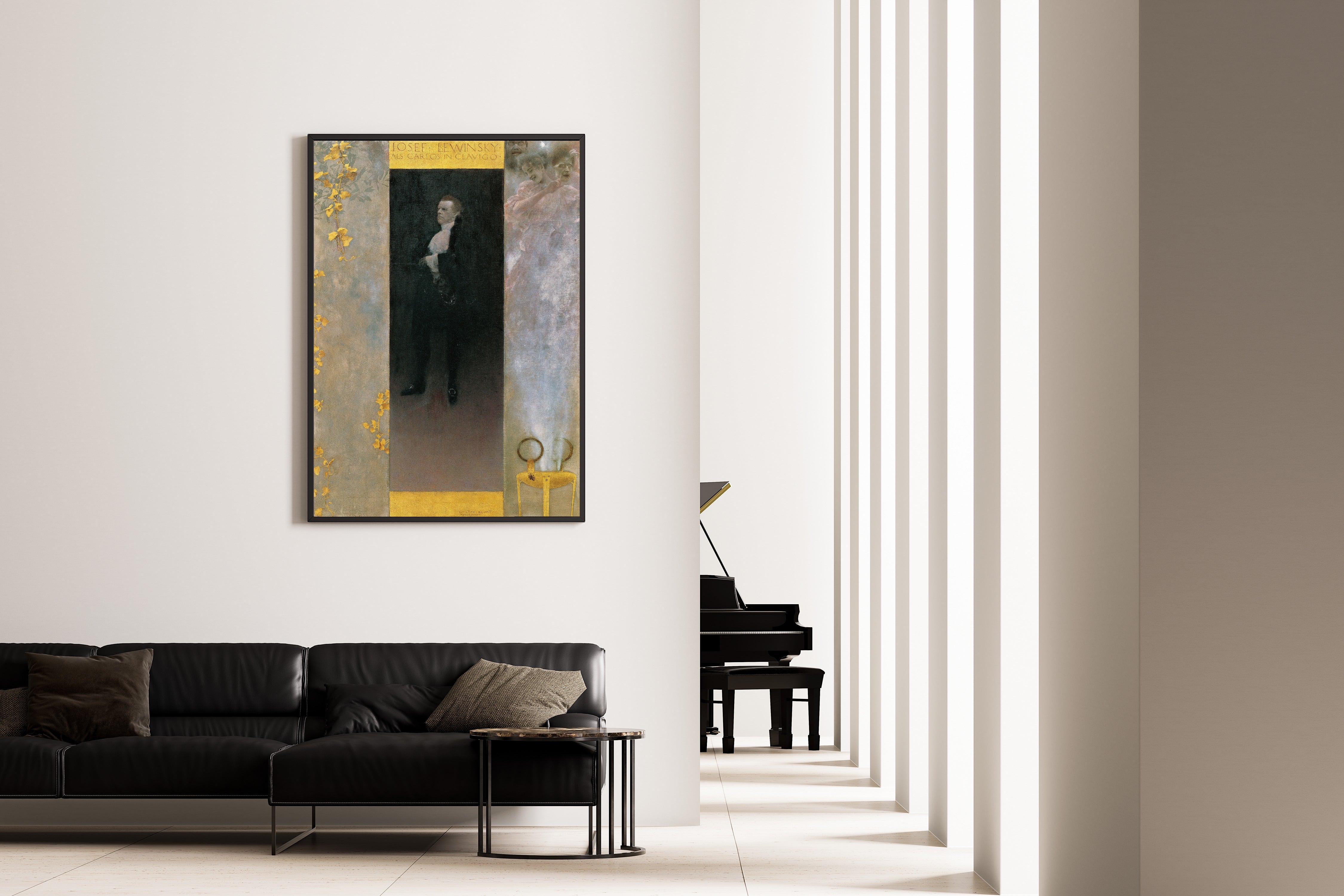 Gustav Klimt — Josef Lewinsky as Carlos in Clavigo | Fine Art Print