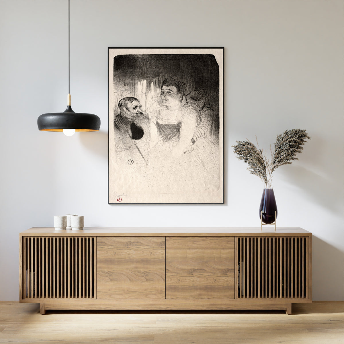 Henri de Toulouse-Lautrec — Judic in the Loge | Lithograph Print