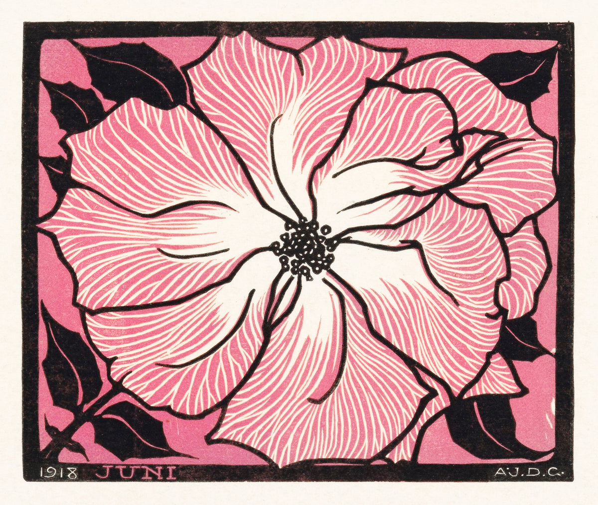 Julie de Graag — Juni | Woodcut Print