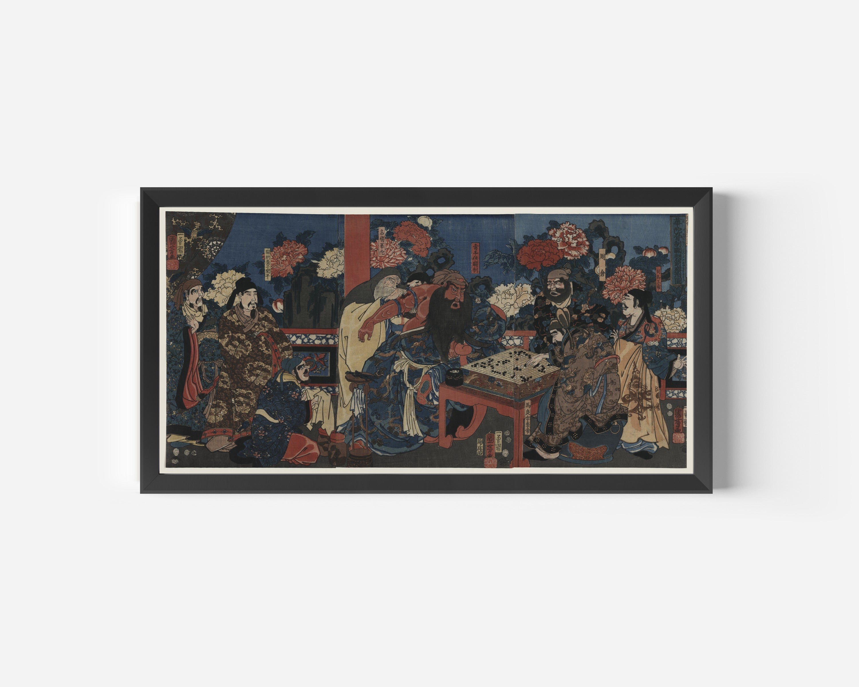 Utagawa Kuniyoshi — Hua Tuo Treating Guan Yu's Arm | Japanese Woodblock Print (Ukiyo-e)