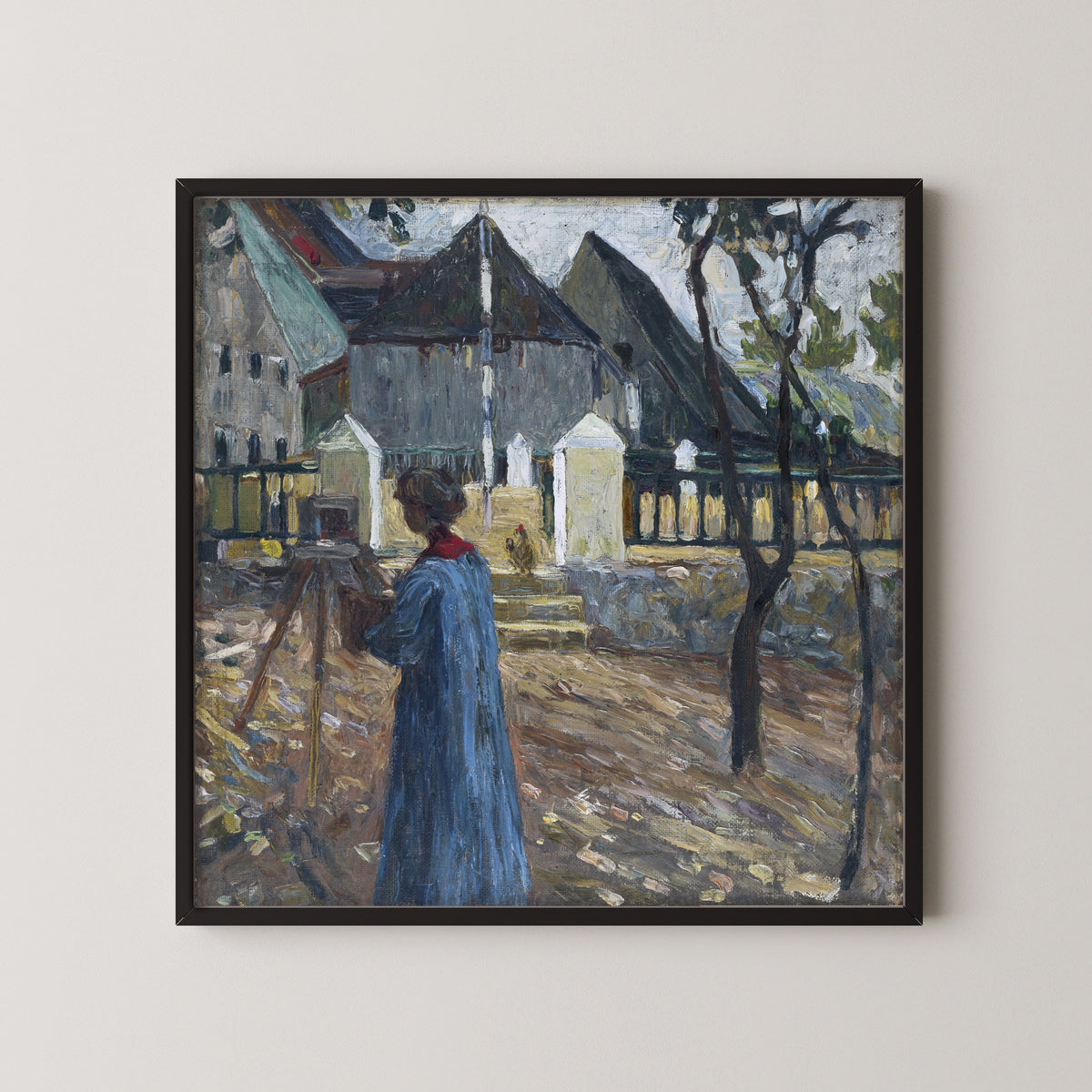 Wassily Kandinsky — Kallmuenz - Gabriele Muenter Painting II | Expressionist Fine Art Print