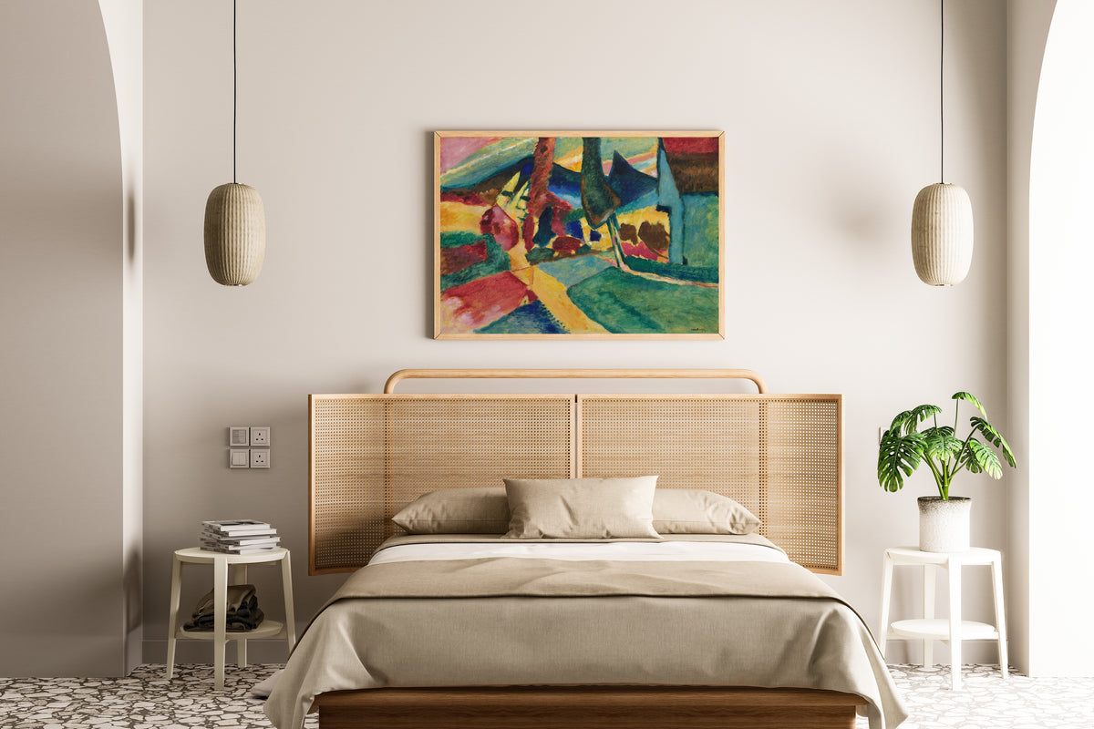Wassily Kandinsky — Landscape with Two Poplars | Expressionist Fine Art Print