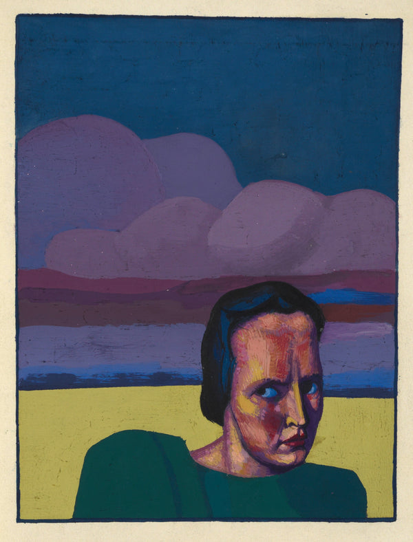 Karl Wiener — Karfreitag (Good Friday, Female Portrait) | Expressionist Art Print
