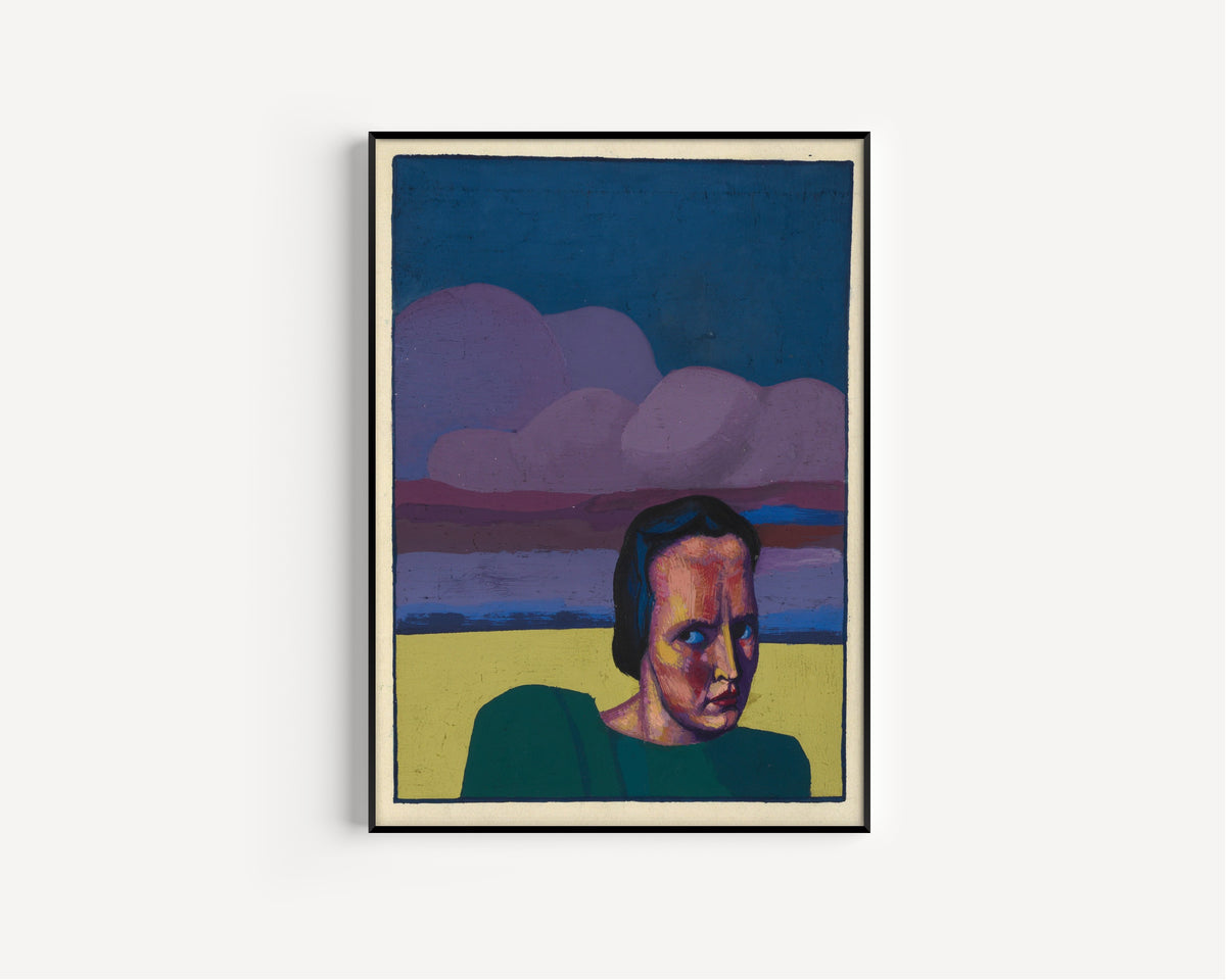 Karl Wiener — Karfreitag (Good Friday, Female Portrait) | Expressionist Art Print