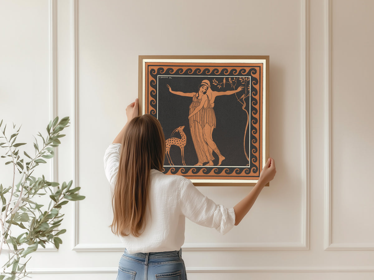 George Barbier — Karsavina and Nijinsky in Daphnis and Chloe | Art Deco Print