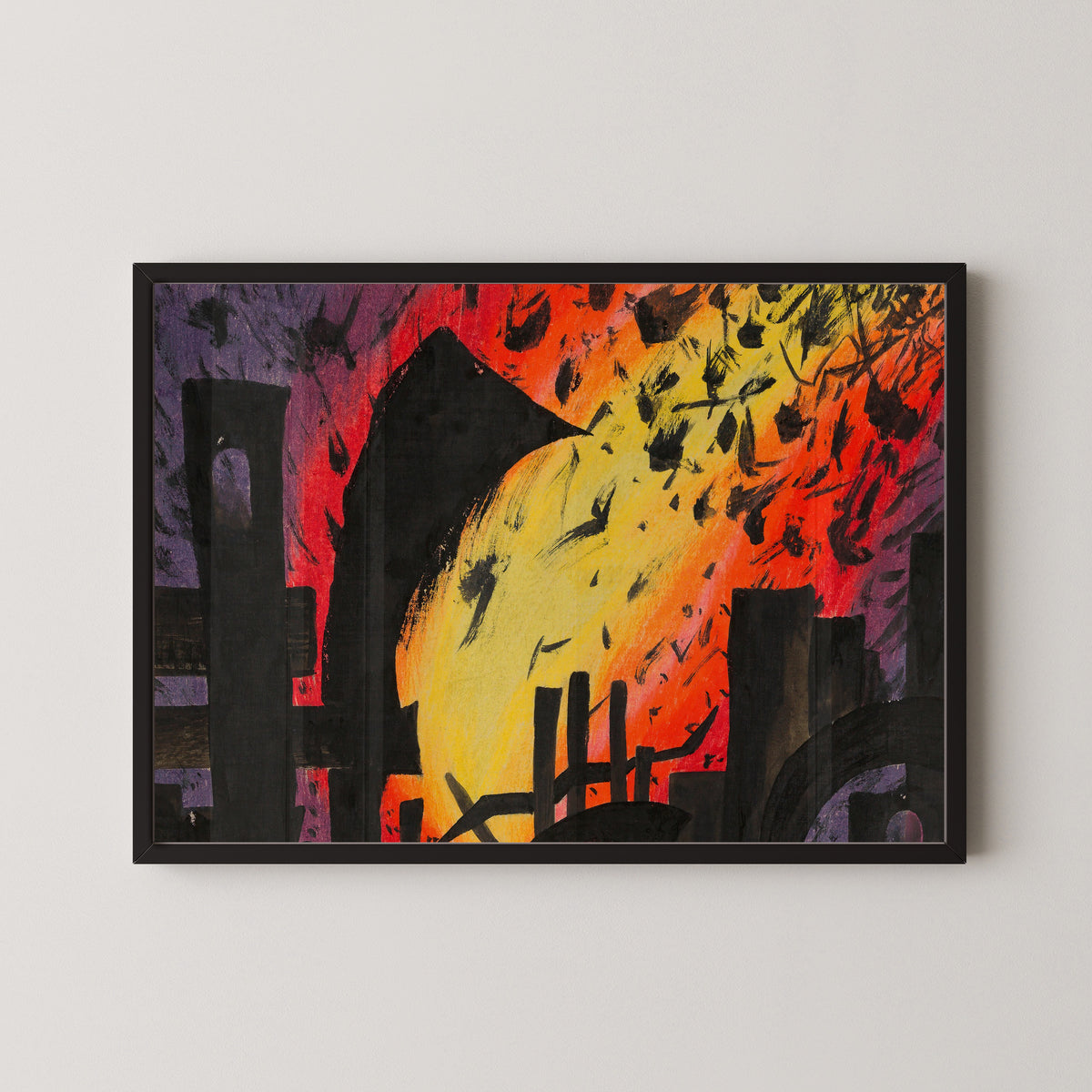 Karl Wiener — Katastrophe (Catastrophe) | Expressionist Art Print