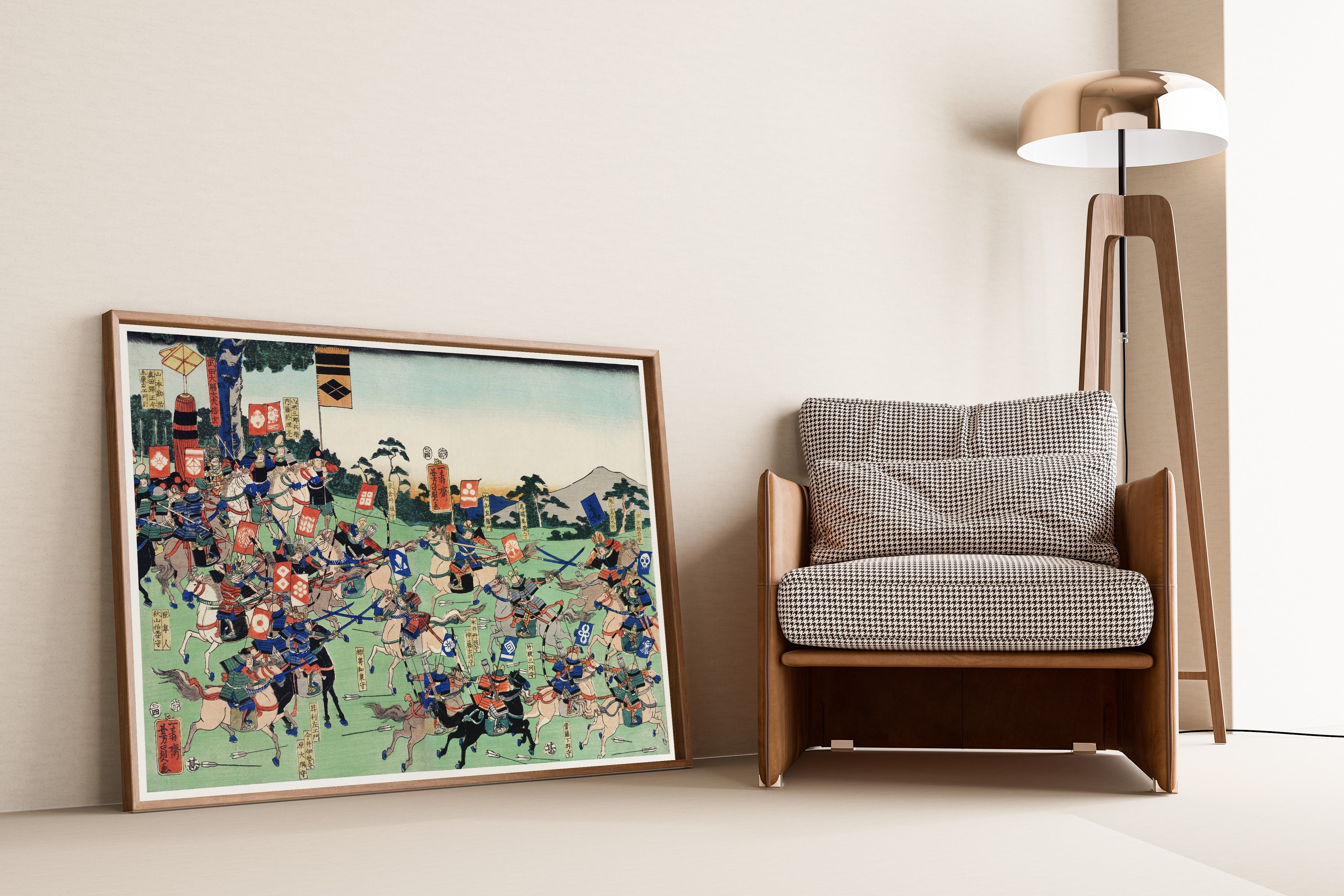 Utagawa Kuniyoshi — Battle of Kawanakajima | Japanese Woodblock Print (Ukiyo-e)
