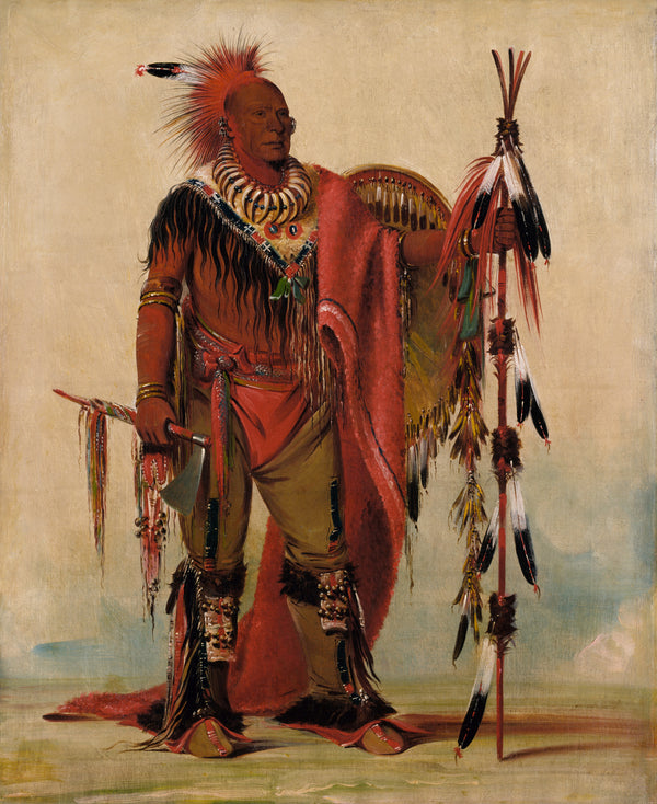 George Catlin — Kee-o-kúk, The Watchful Fox, Chief of the Tribe | Western Art Print
