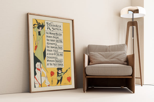 Aubrey Beardsley — Keynotes Series | Art Nouveau Poster Print