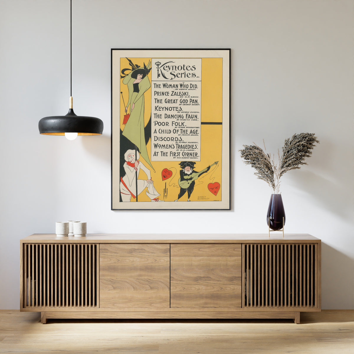 Aubrey Beardsley — Keynotes Series | Art Nouveau Poster Print