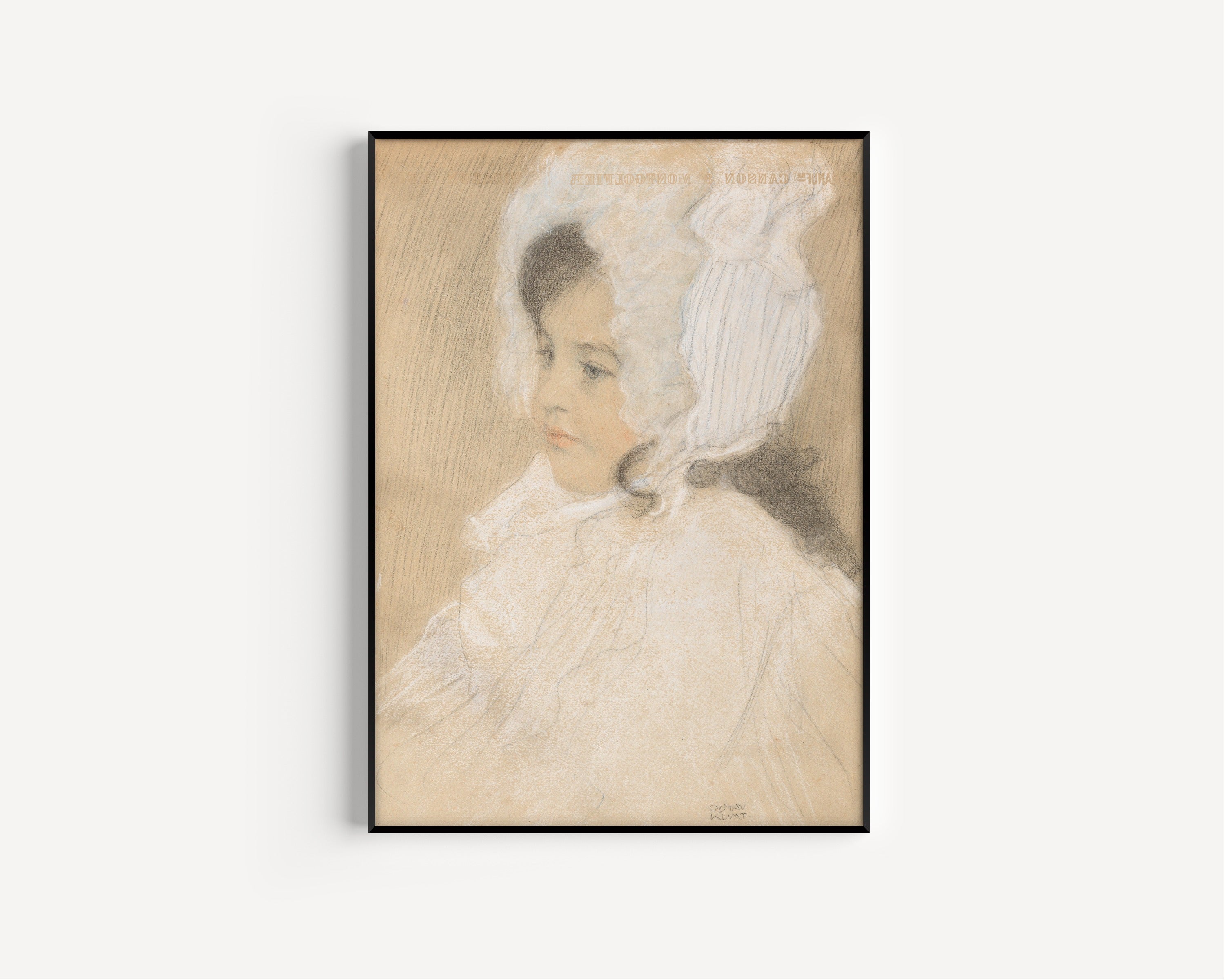Gustav Klimt — Portrait of a Child (Marie Moll) | Fine Art Print