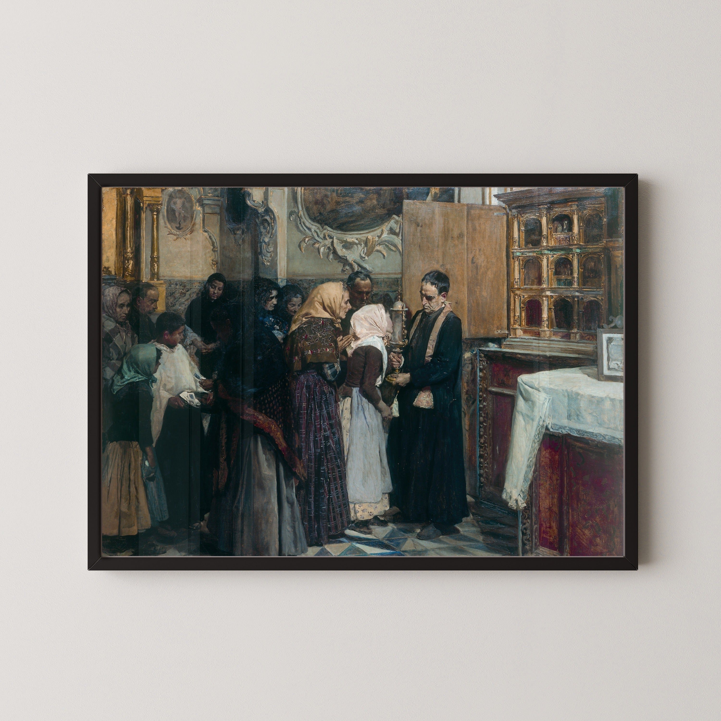 Joaquín Sorolla — Kissing the Relic | Fine Art Print