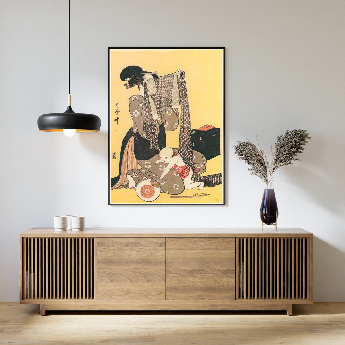 Kitagawa Utamaro — Needlework | Japanese Woodblock Print (Ukiyo-e)