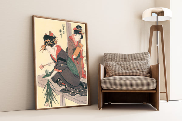 Kitagawa Utamaro — Segawa of Matsubaya | Japanese Woodblock Print (Ukiyo-e)