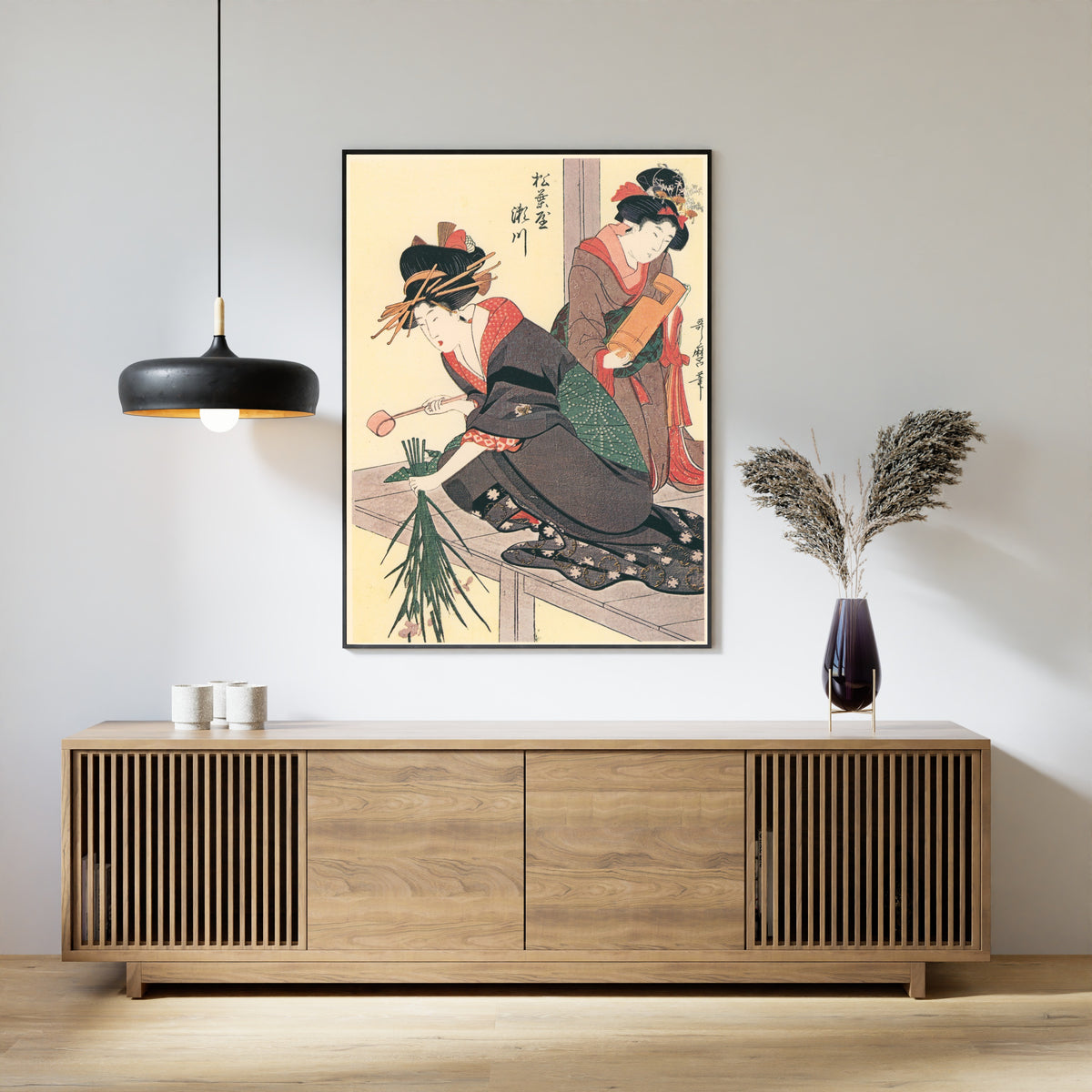 Kitagawa Utamaro — Segawa of Matsubaya | Japanese Woodblock Print (Ukiyo-e)