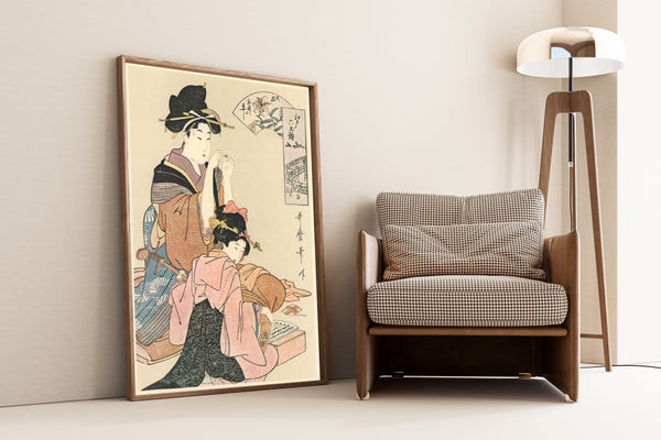 Kitagawa Utamaro — Six Beauties of Edo | Japanese Woodblock Print (Ukiyo-e)
