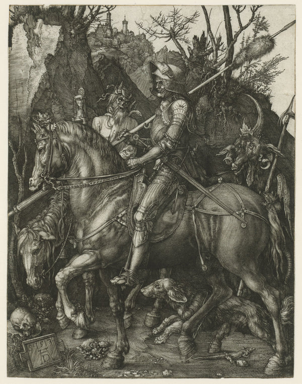 Albrecht Dürer — Knight, Death, and the Devil | Engraving Print
