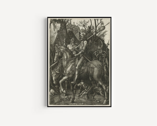 Albrecht Dürer — Knight, Death, and the Devil | Engraving Print